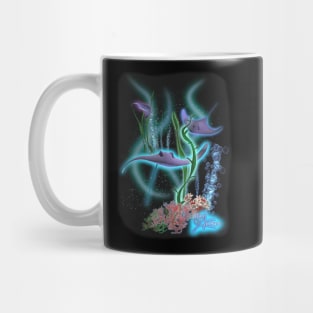Stingrays in the Dark Mug